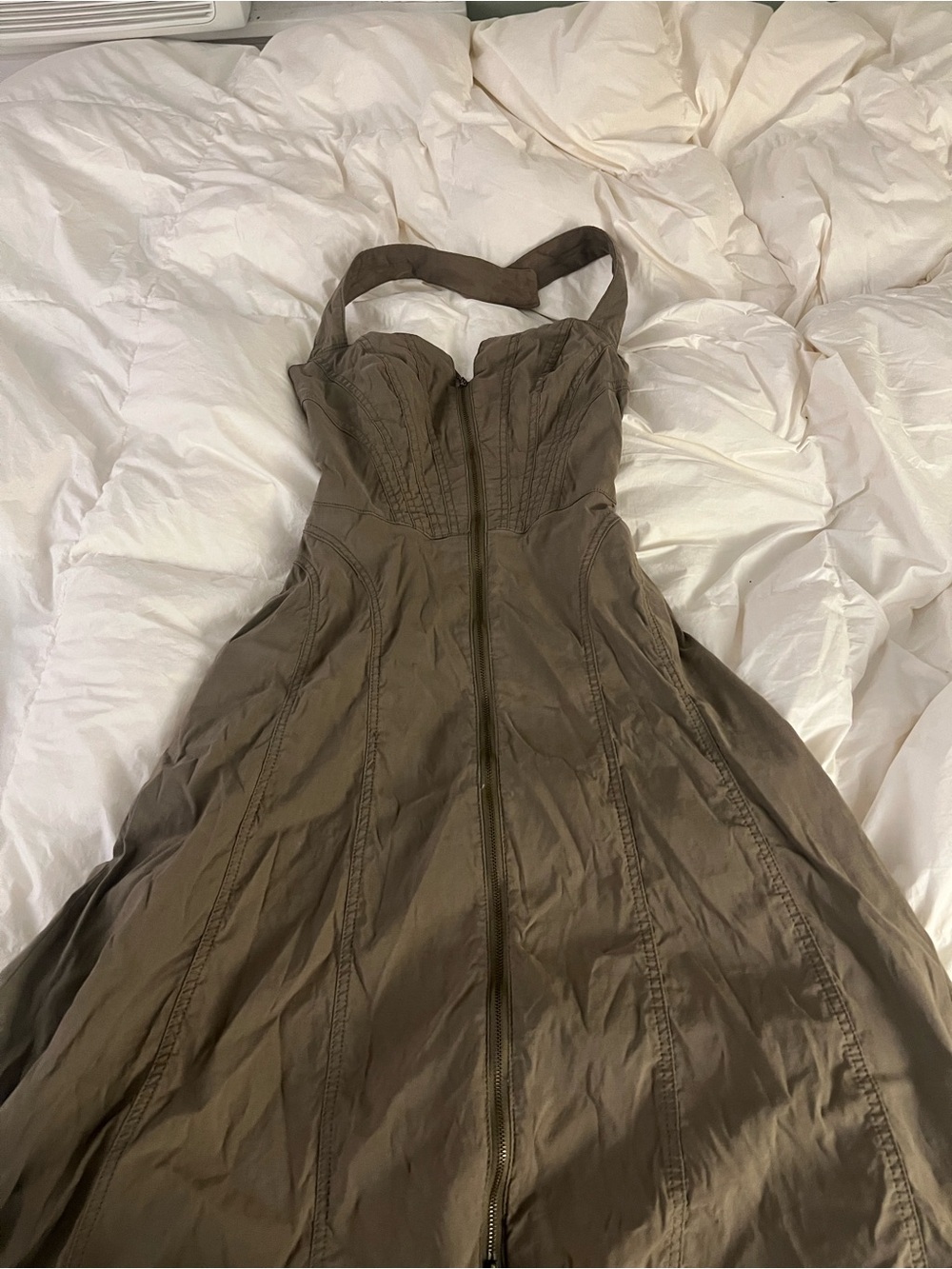 Women's Olive Maxi Dress